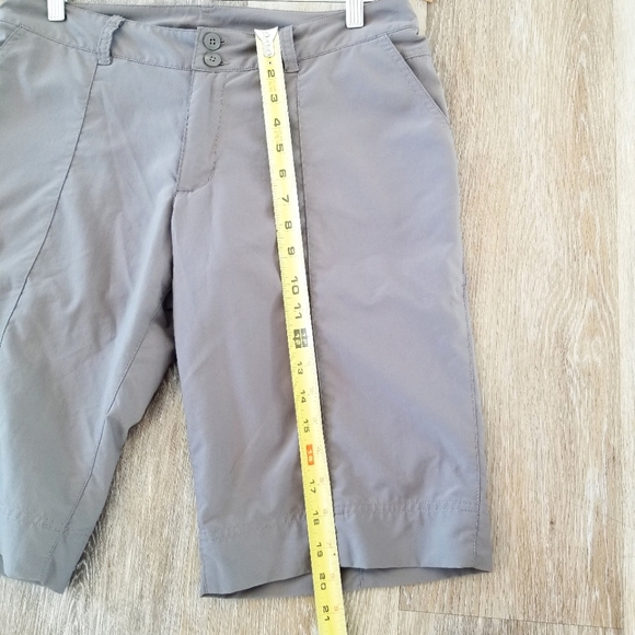 Patagonia Women's Inter Continental Khaki Hiking Shorts Activewear Athleisure - Picture 7 of 10